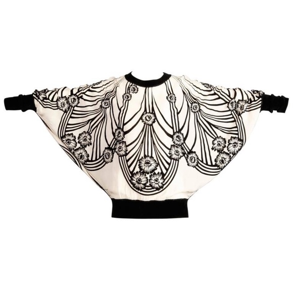 Jean Paul Gaultier Art Nouveau Batwing Top Shirt Blouse - Picture 8 of 8